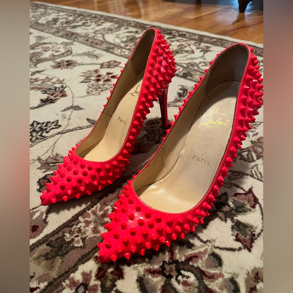 Christian Louboutin Heels So Kate Hot Pink Spike Pumps